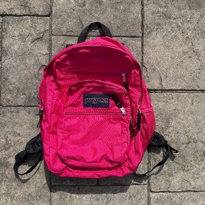 Jansport Big Student Backpack Cyber Pink